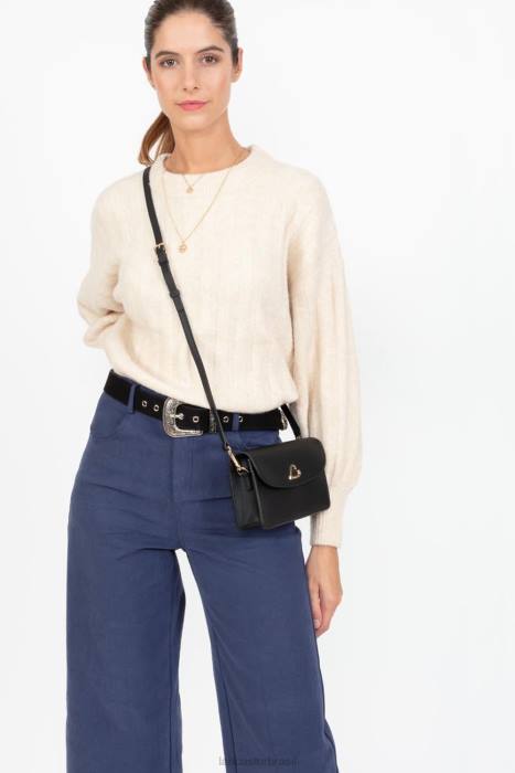 mulheres Lancaster Paris preto embreagem pequena cidade philos RBF41079