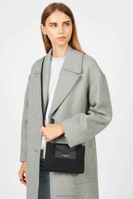 mulheres Lancaster Paris preto embreagem pequena inteligente kba RBF4606