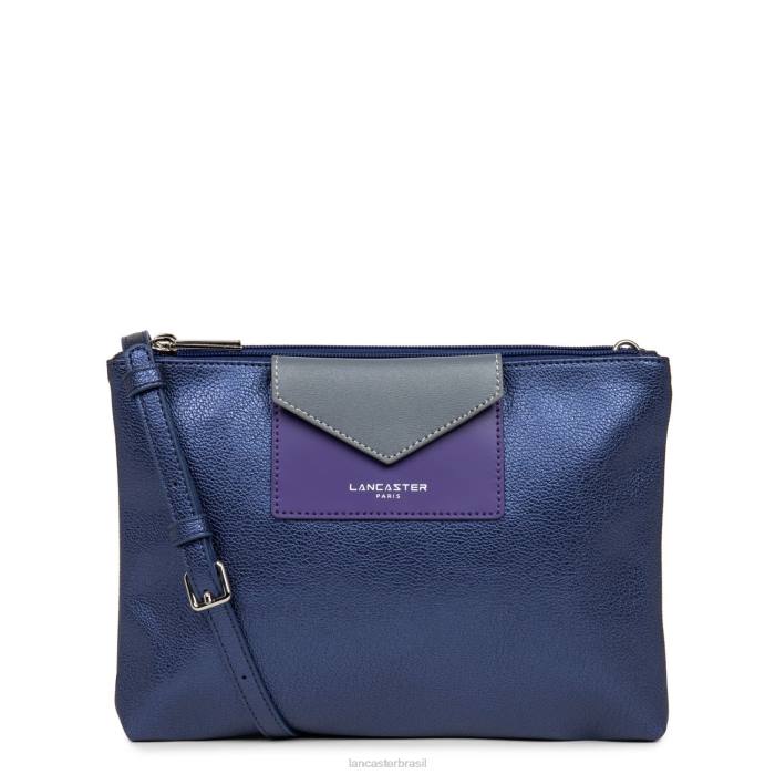 mulheres Lancaster Paris saphir-violeta-gris Maya de embreagem dupla RBF4654