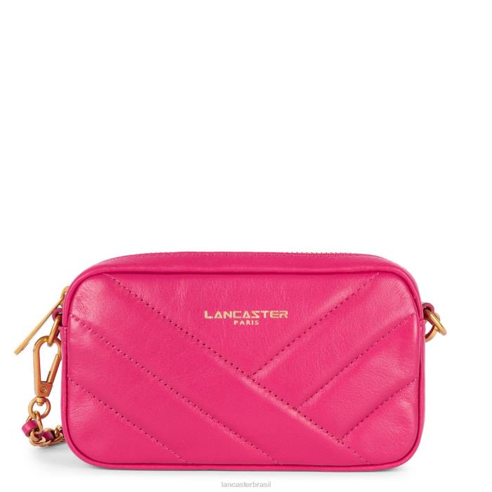 mulheres Lancaster Paris Fuxia mini suporte para smartphone matelassê macio RBF414