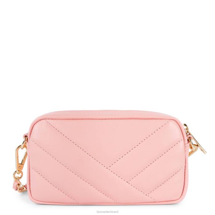 mulheres Lancaster Paris Rosa Clara mini suporte para smartphone matelassê macio RBF49