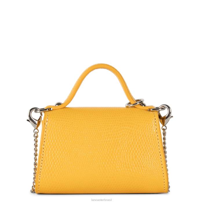 mulheres Lancaster Paris amarelo porta moedas mini lucertola RBF4260