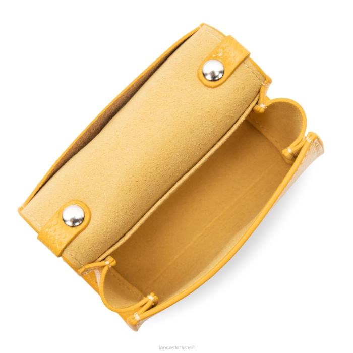mulheres Lancaster Paris amarelo porta moedas mini lucertola RBF4260