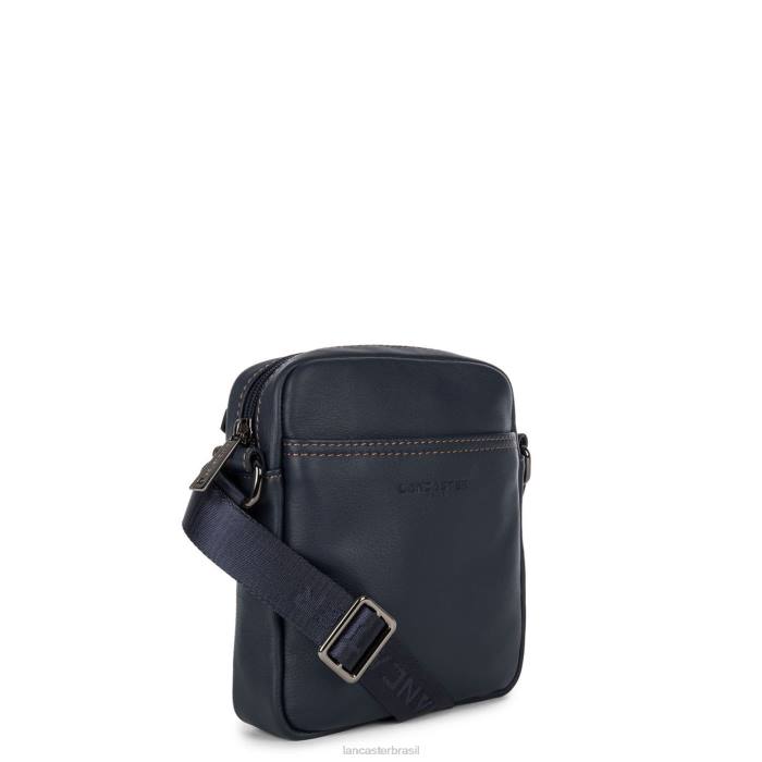 mulheres Lancaster Paris camelo-bleu-fonce mini macio vintage masculino RBF4287