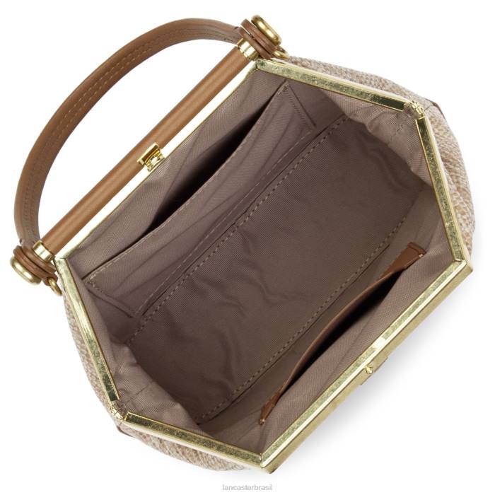 mulheres Lancaster Paris camelo iguana mini bolsa studio dream RBF457