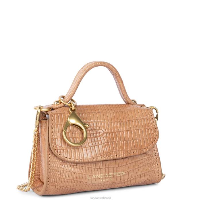 mulheres Lancaster Paris camelo-lezard mini porta-moedas exótico lezard & croco cn RBF4249