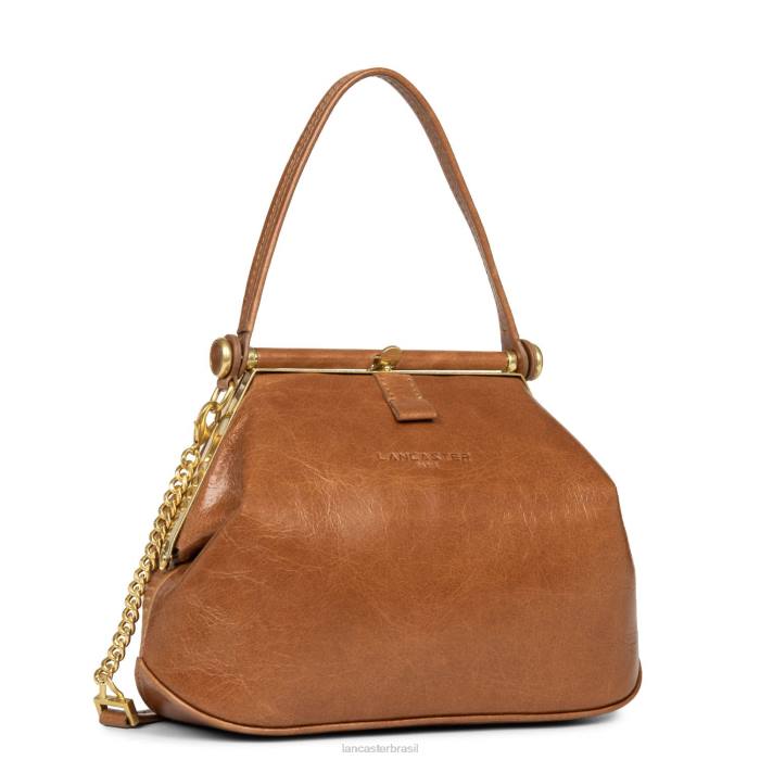 mulheres Lancaster Paris camelo mini bolsa studio dream RBF459