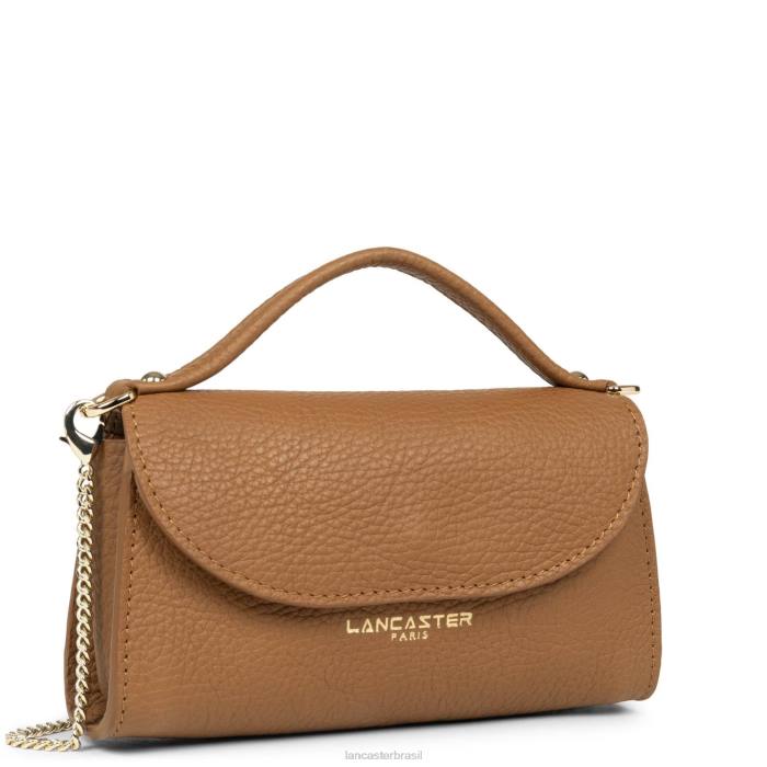 mulheres Lancaster Paris camelo mini bolsa studio mimi RBF440