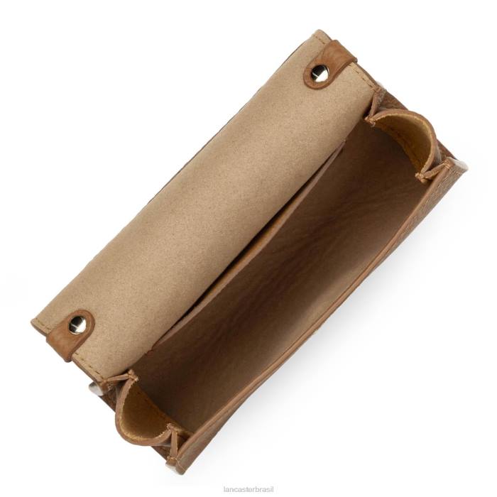 mulheres Lancaster Paris camelo mini bolsa studio mimi RBF440