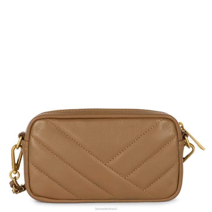 mulheres Lancaster Paris camelo mini suporte para smartphone matelassê macio RBF42