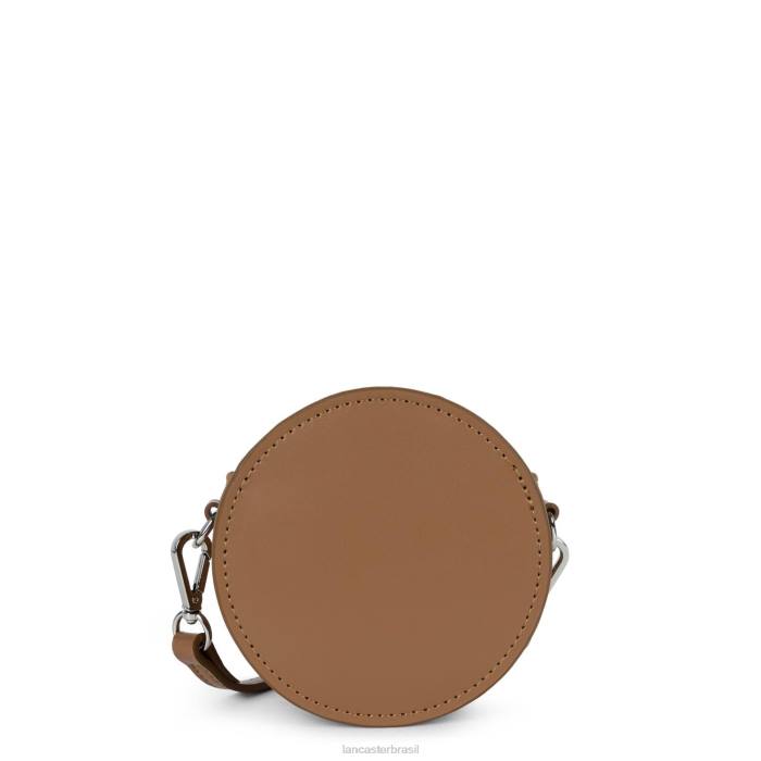 mulheres Lancaster Paris camelo porta moedas mini redondo smooth lune RBF4229
