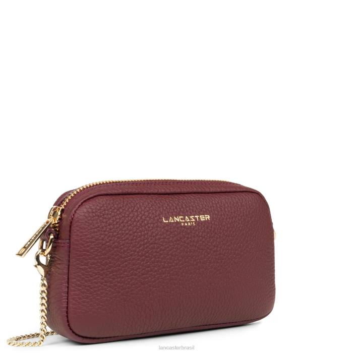 mulheres Lancaster Paris carmim bolsa tiracolo mini studio mimi RBF428