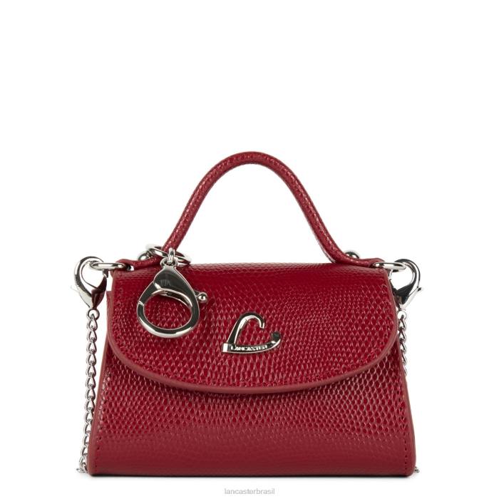 mulheres Lancaster Paris carmim porta moedas mini lucertola RBF4259
