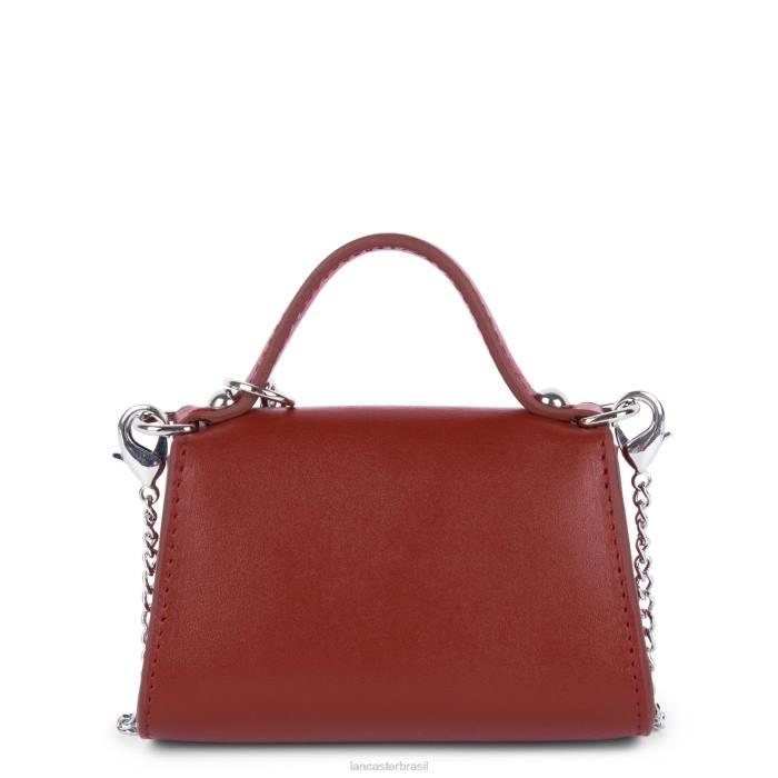 mulheres Lancaster Paris carmim porta moedas mini suave mesmo RBF4233