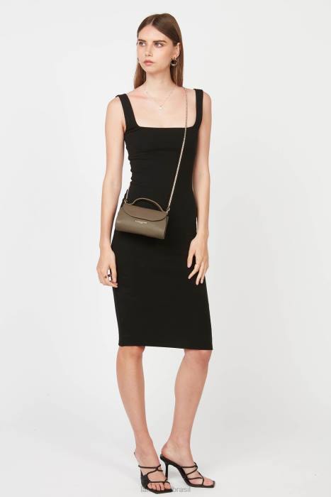 mulheres Lancaster Paris cinza mini bolsa studio mimi RBF441