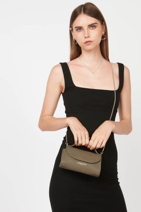 mulheres Lancaster Paris cinza mini bolsa studio mimi RBF441