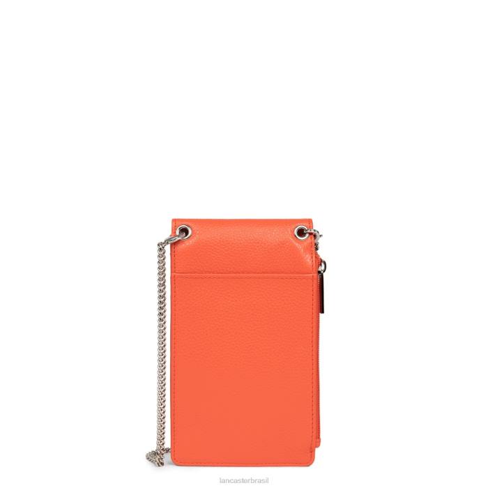 mulheres Lancaster Paris laranja suporte para smartphone foulonne pm RBF41047