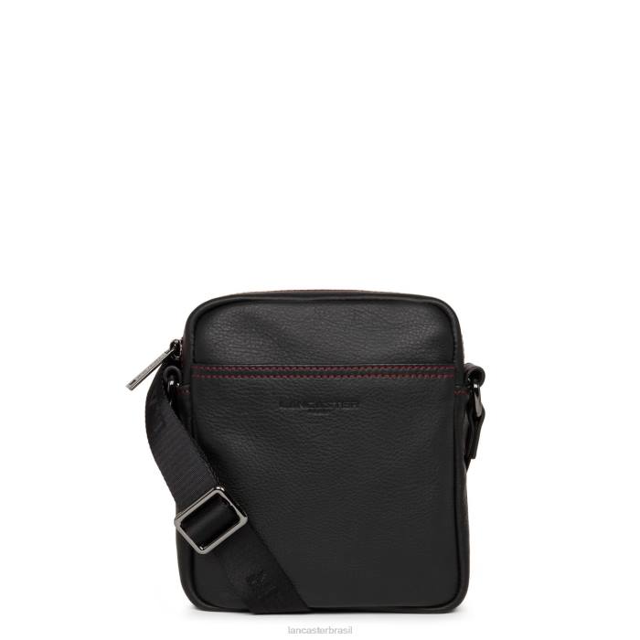 mulheres Lancaster Paris noir-rouge mini macio vintage masculino RBF4288