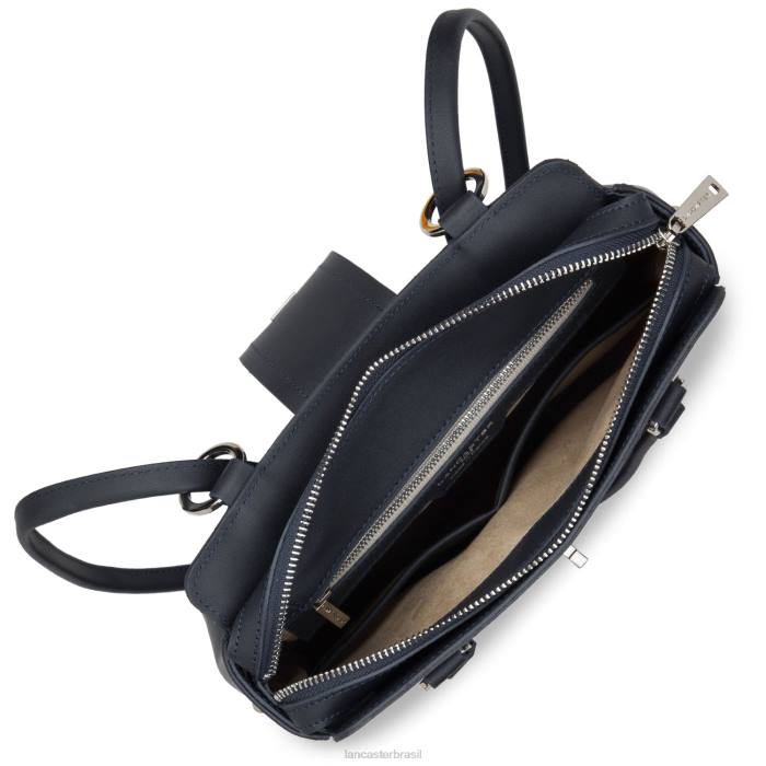mulheres Lancaster Paris azul fonce mochila cidade mae RBF44645