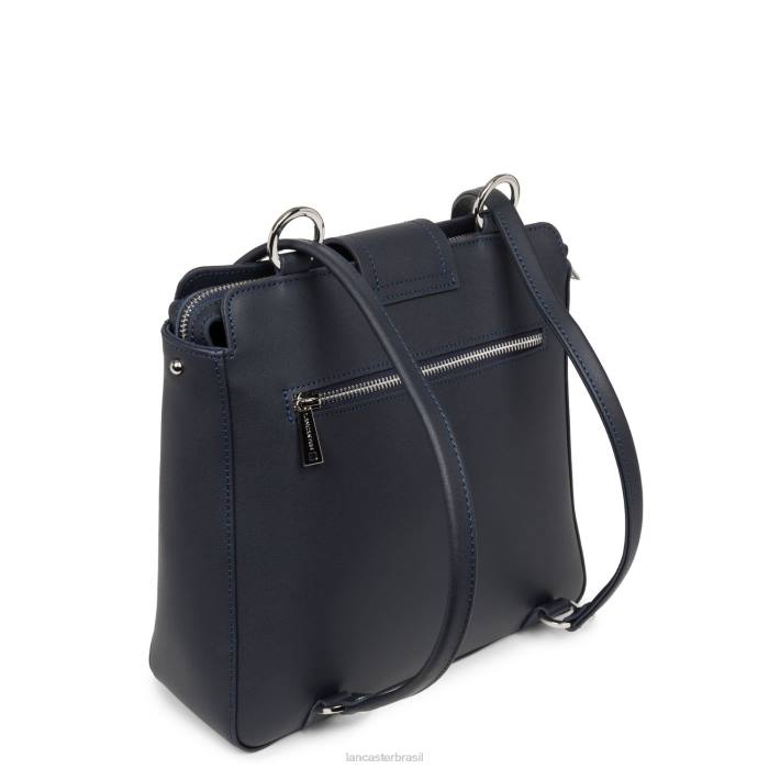 mulheres Lancaster Paris azul fonce mochila cidade mae RBF44645
