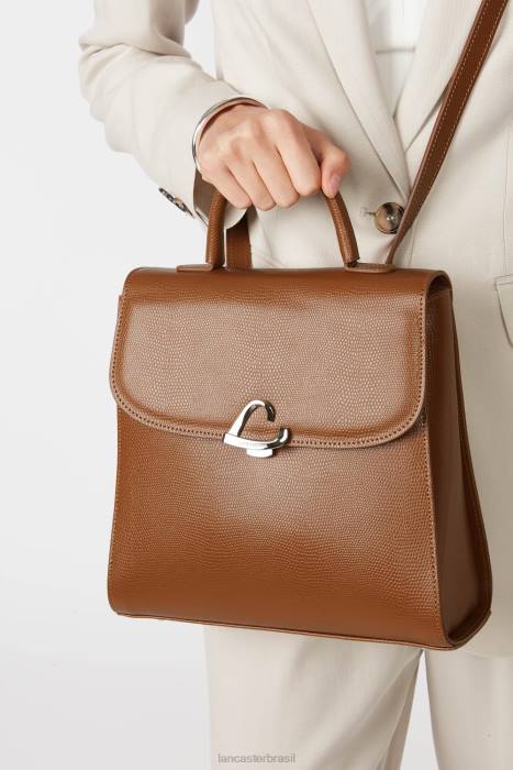 mulheres Lancaster Paris camelo mochila lucertola RBF44623