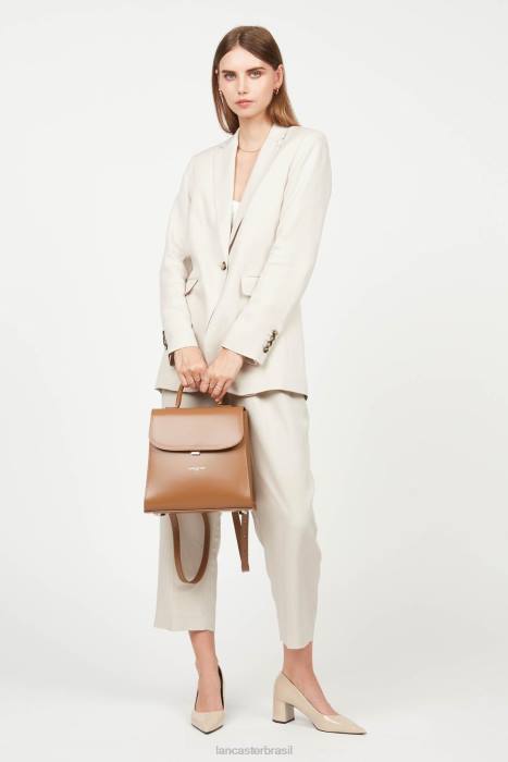 mulheres Lancaster Paris camelo mochila suave mesmo RBF44571
