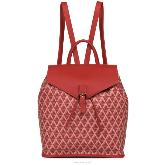 mulheres Lancaster Paris carmim ícone de mochila RBF44573