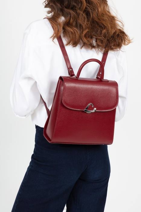 mulheres Lancaster Paris carmim mochila lucertola RBF44622