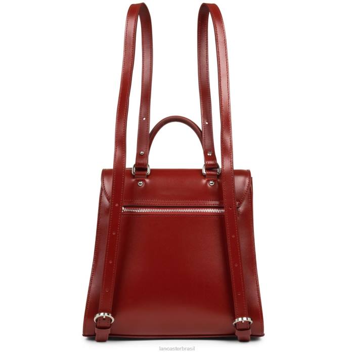 mulheres Lancaster Paris carmim mochila suave mesmo RBF44570