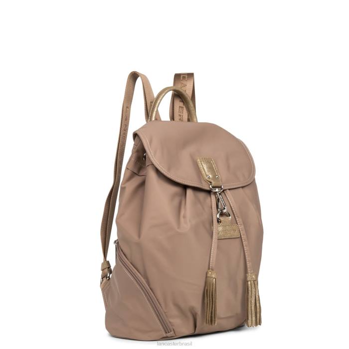 mulheres Lancaster Paris champanhe nu mochila básica pompom RBF44585