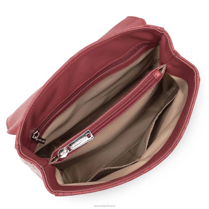mulheres Lancaster Paris croco framboise mochila pia RBF44564
