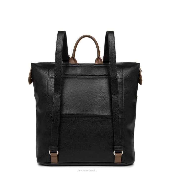 mulheres Lancaster Paris noir-nude-vison mochila maia RBF44632