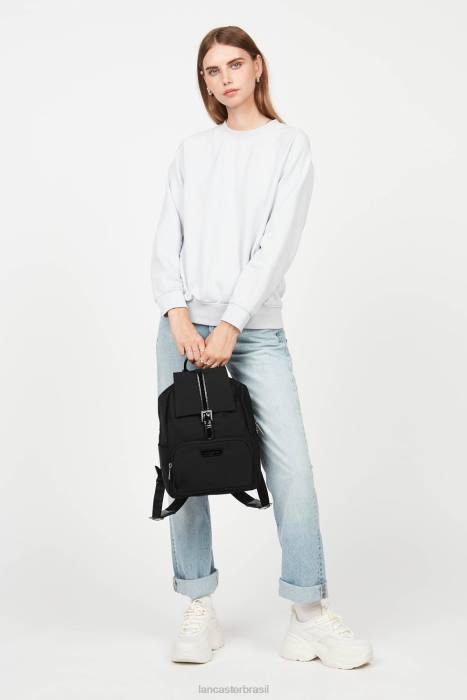 mulheres Lancaster Paris preto mochila básica verni RBF44134