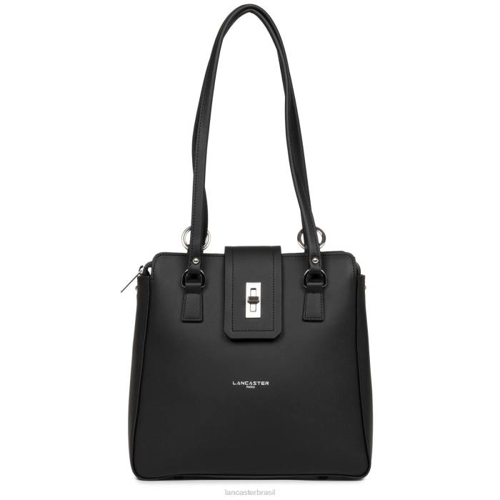 mulheres Lancaster Paris preto mochila cidade mae RBF44646