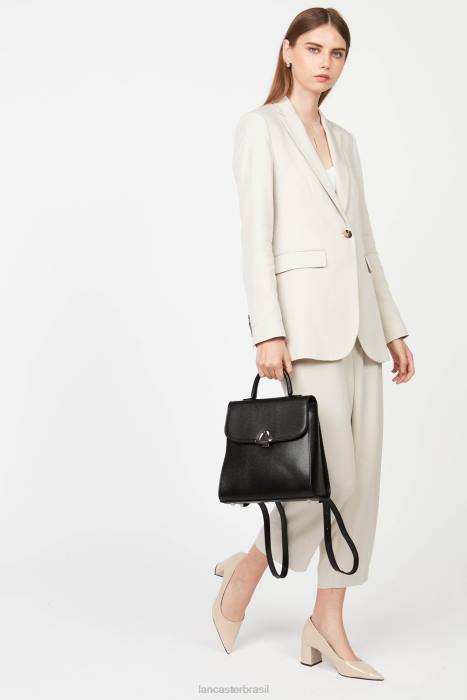 mulheres Lancaster Paris preto mochila lucertola RBF44624