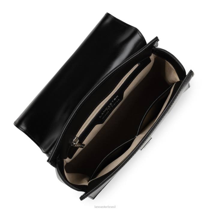 mulheres Lancaster Paris preto mochila suave mesmo RBF44569