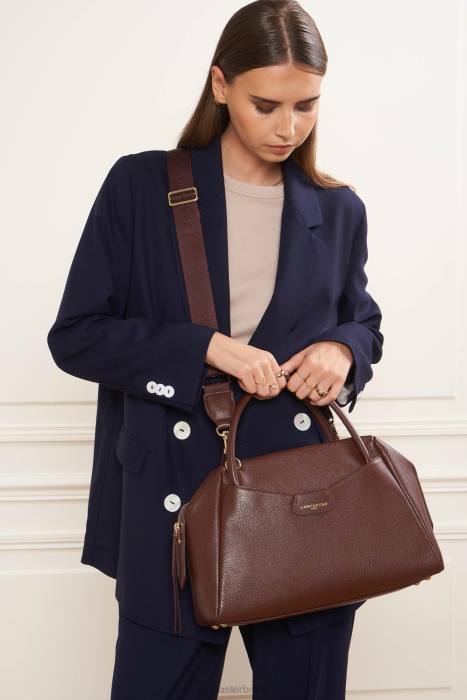 mulheres Lancaster Paris Chataigne m sacola duna RBF44491