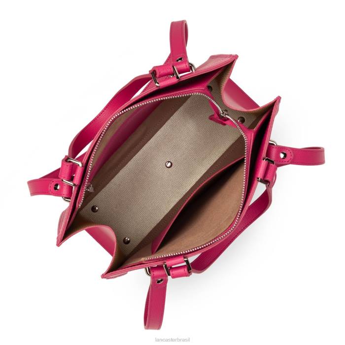 mulheres Lancaster Paris Fuxia bolsa tote serra RBF44459
