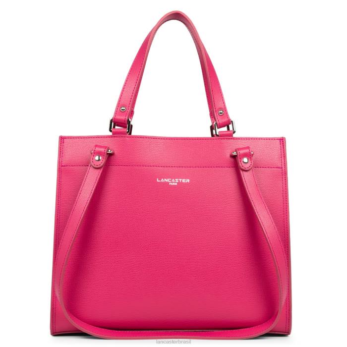 mulheres Lancaster Paris Fuxia bolsa tote serra RBF44459