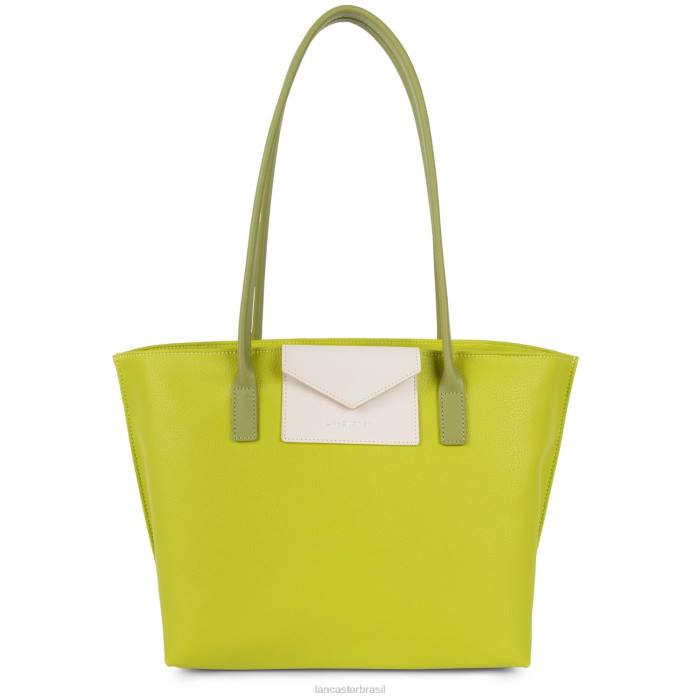 mulheres Lancaster Paris aipo-cru-pistache bolsa tote maya RBF42827