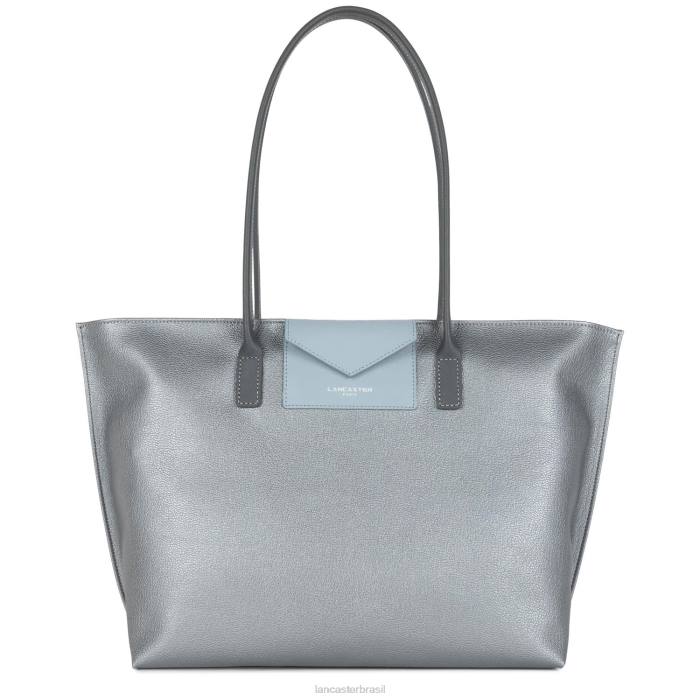 mulheres Lancaster Paris argent-bleu cendre-gris bolsa grande maia RBF4712