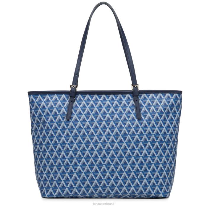 mulheres Lancaster Paris azul elétrico ícone de sacola grande RBF42522