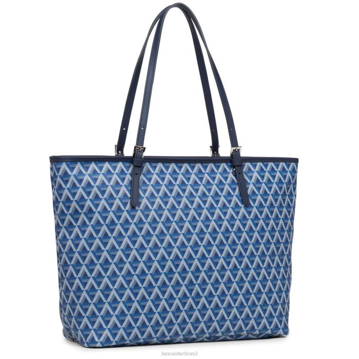 mulheres Lancaster Paris azul elétrico ícone de sacola grande RBF42522