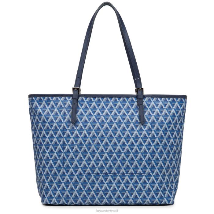 mulheres Lancaster Paris azul elétrico ícone de sacola grande RBF42522