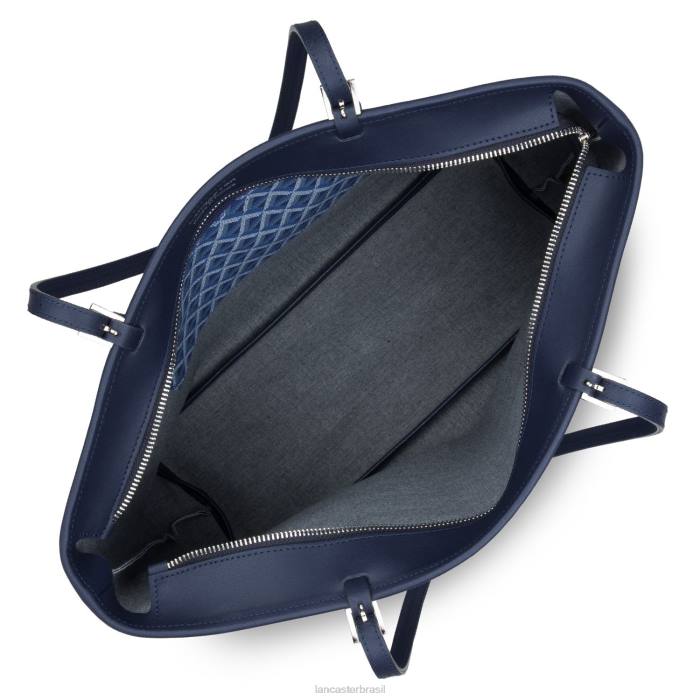 mulheres Lancaster Paris azul elétrico ícone de sacola grande RBF42522