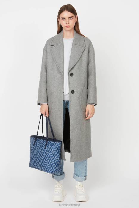 mulheres Lancaster Paris azul elétrico ícone de sacola grande RBF42522