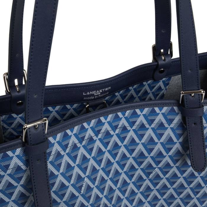 mulheres Lancaster Paris azul elétrico ícone de sacola grande RBF43877