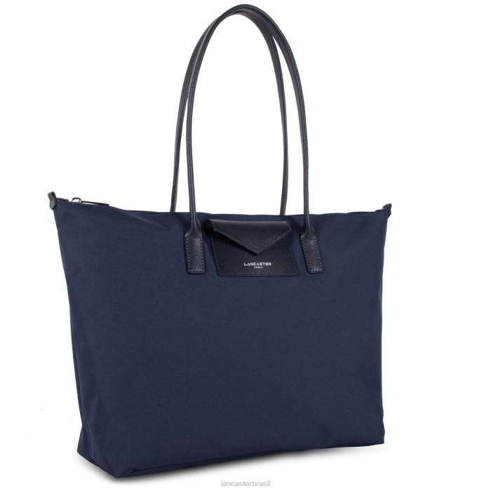 mulheres Lancaster Paris azul fonce bolsa grande smart kba RBF4635