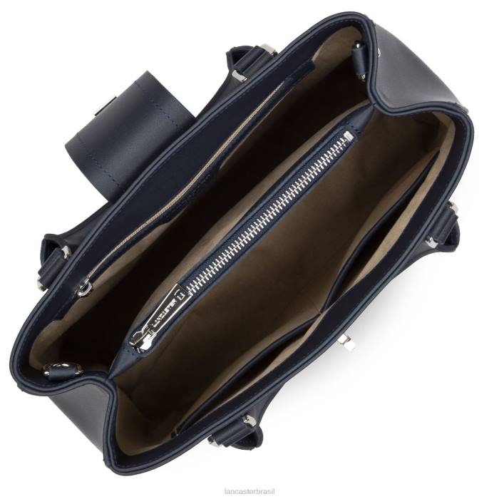 mulheres Lancaster Paris azul fonce m sacola cidade mae RBF43584