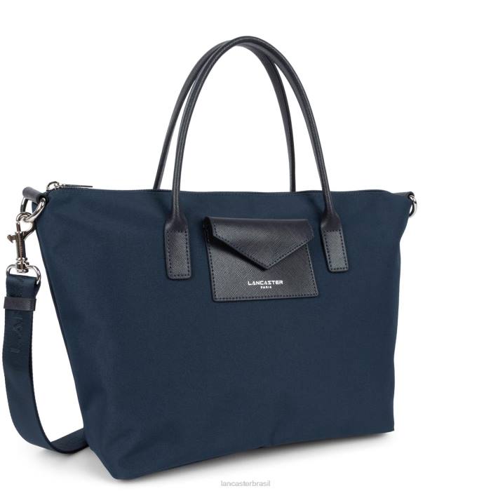mulheres Lancaster Paris azul fonce sacola inteligente kba RBF44532
